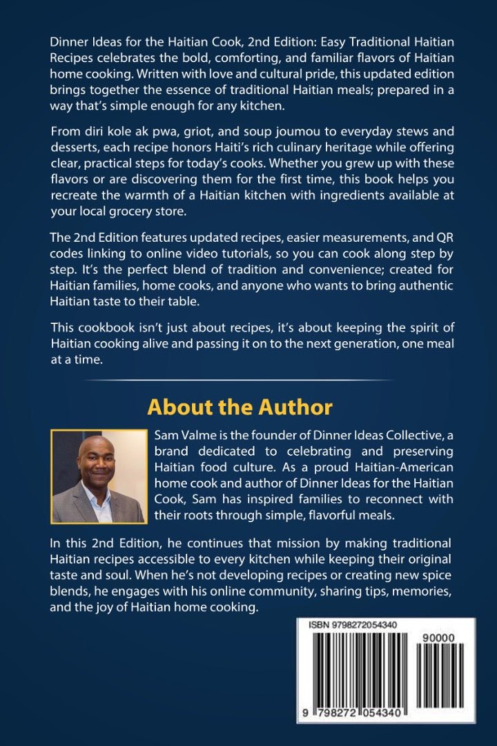 Dinner Ideas for the Haitian Cook: Easy Traditional Haitian Recipes (Hardcover) 2nd Edition - Dinner Ideas Collective