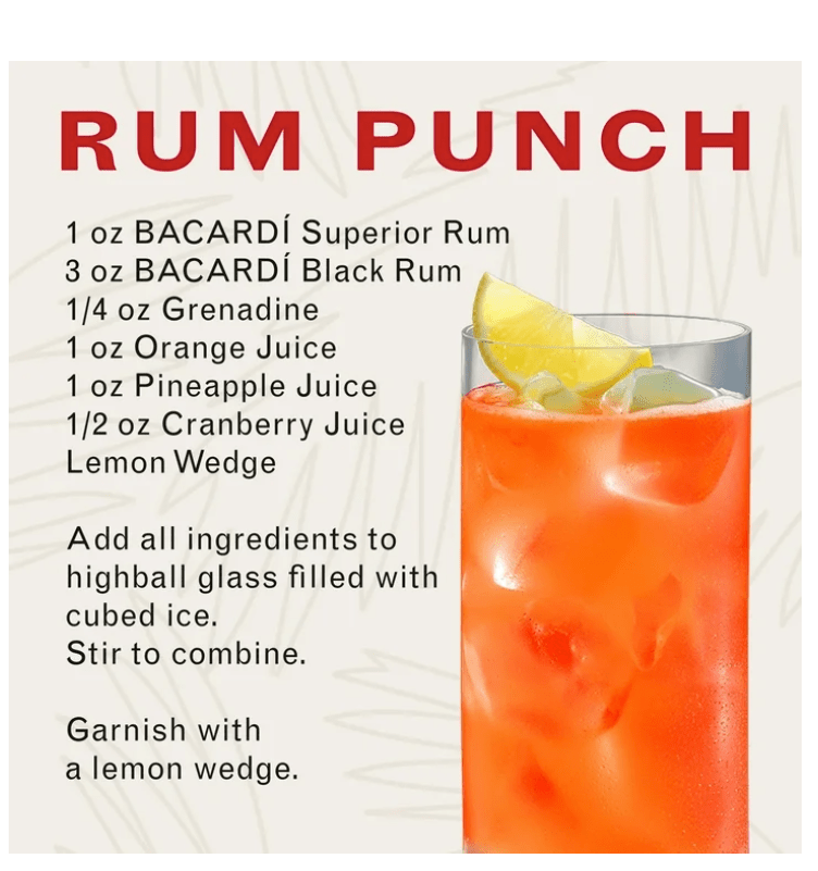 Bacardi Superior White Rum – Premium Caribbean Rum, 750ml - Dinner Ideas Collective