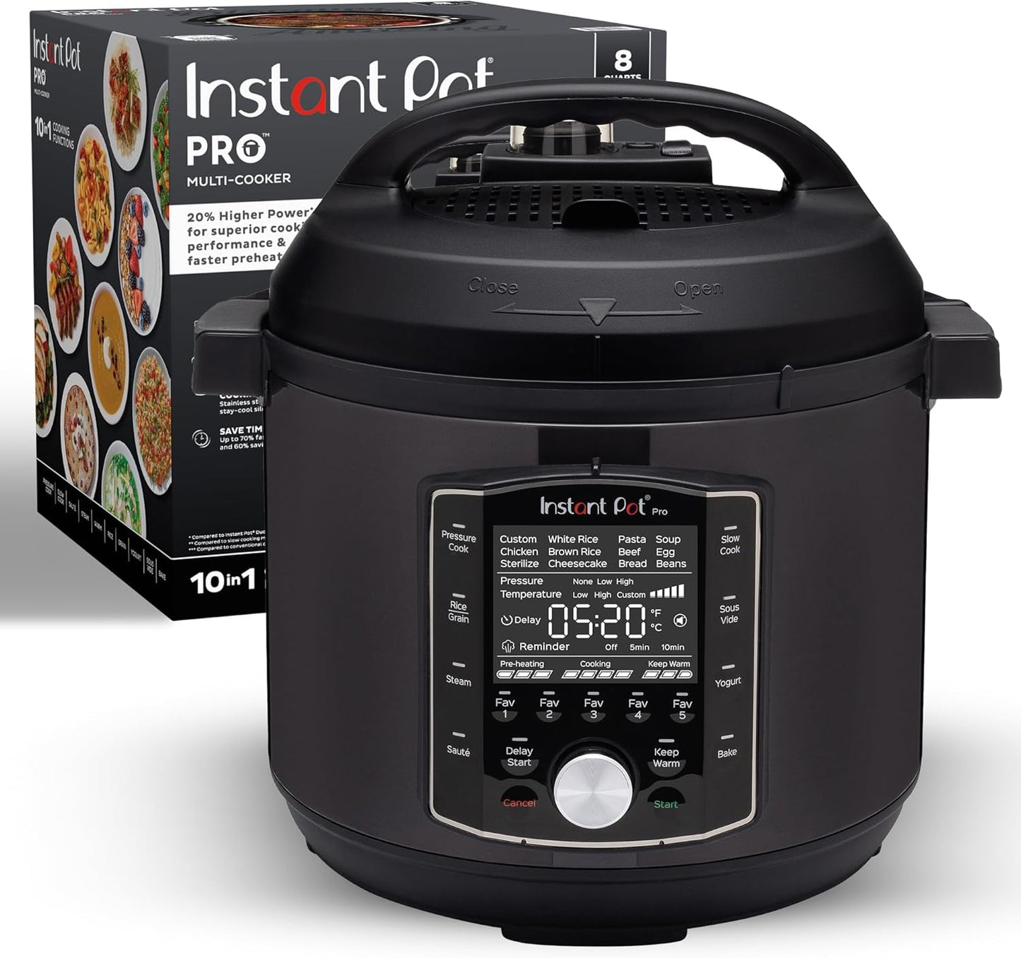 Instant Pot Pro (8 QT) 10 - in - 1 Pressure Cooker - Dinner Ideas Collective