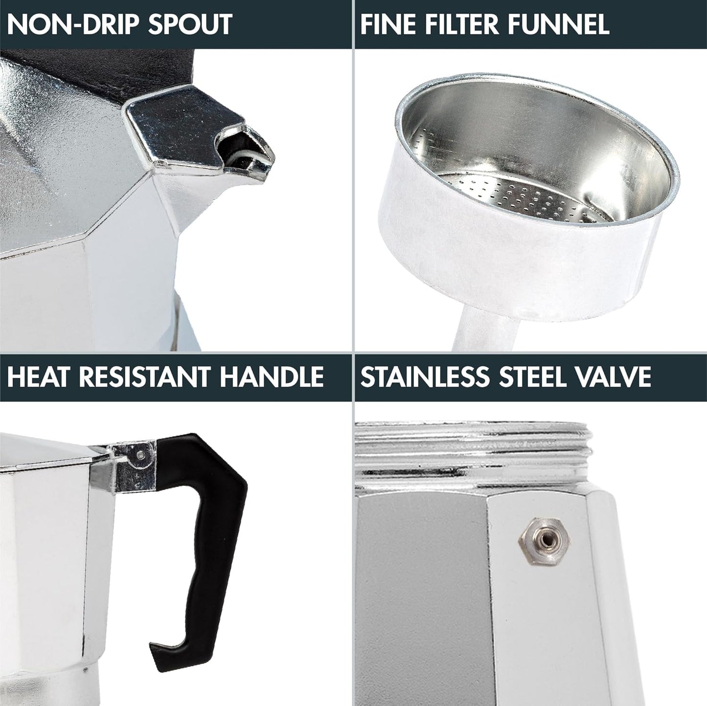 Primula Classic Stovetop Espresso and Coffee Maker, Moka Pot - Dinner Ideas Collective