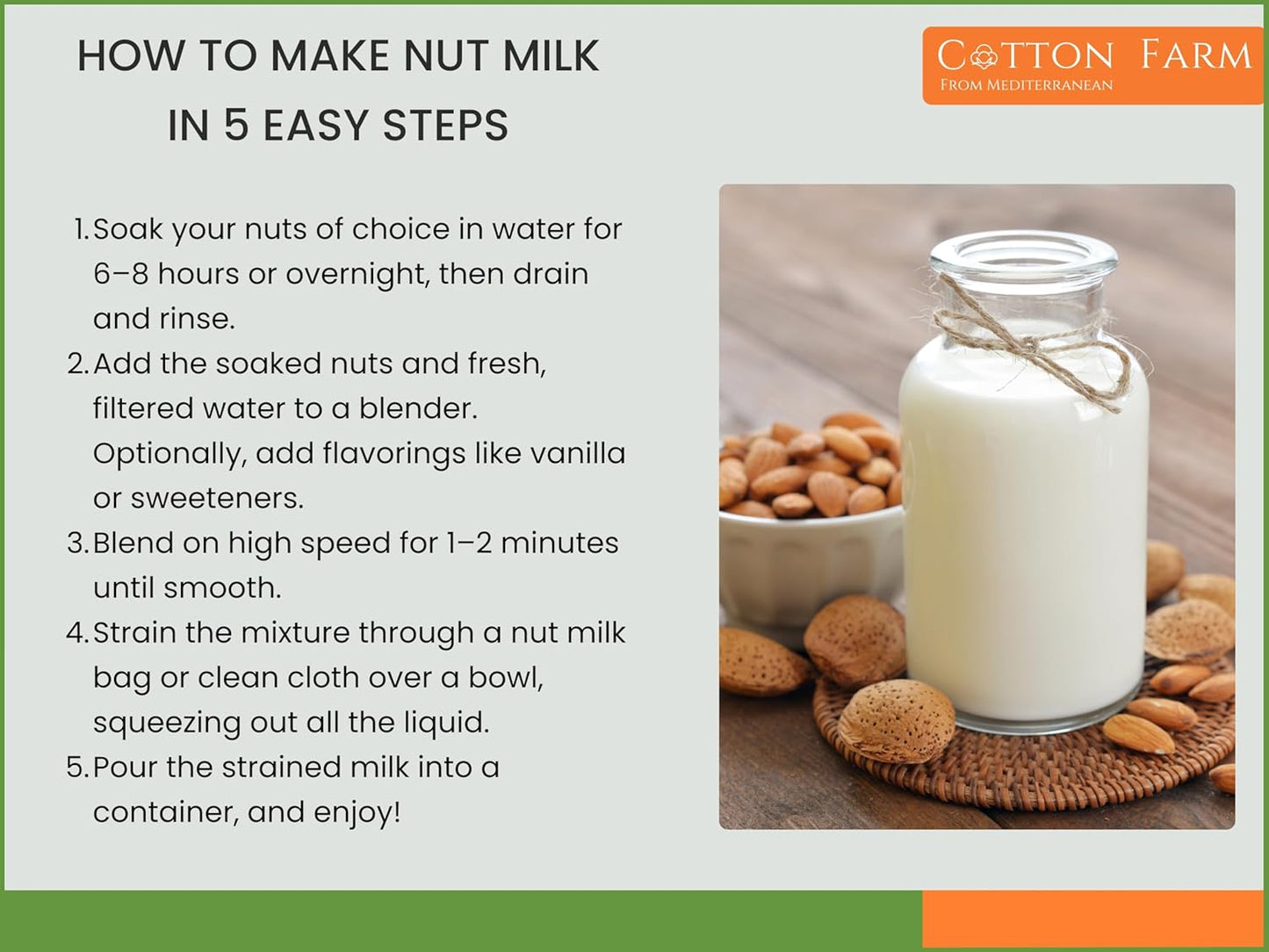 Reusable Nut Milk Bag - Strain Haitian Juices & Milks Easily - Dinner Ideas Collective