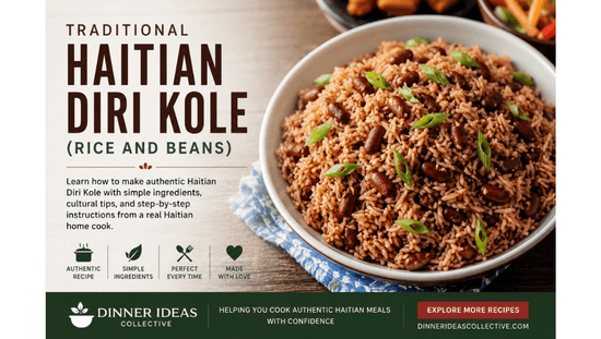 How to Make Traditional Haitian Diri Kole (Rice and Beans) - Dinner Ideas Collective