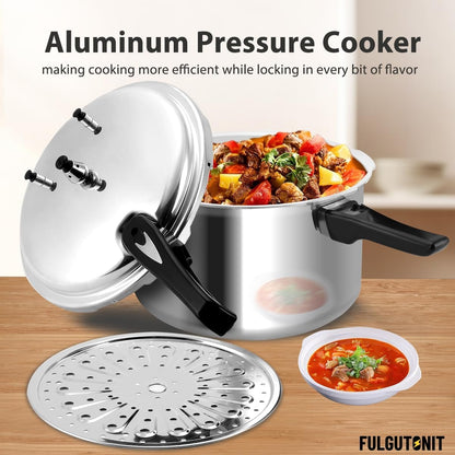 12 Quart Aluminum Pressure Canner w/Canning Rack & Easy Lock Lid - Dinner Ideas Collective