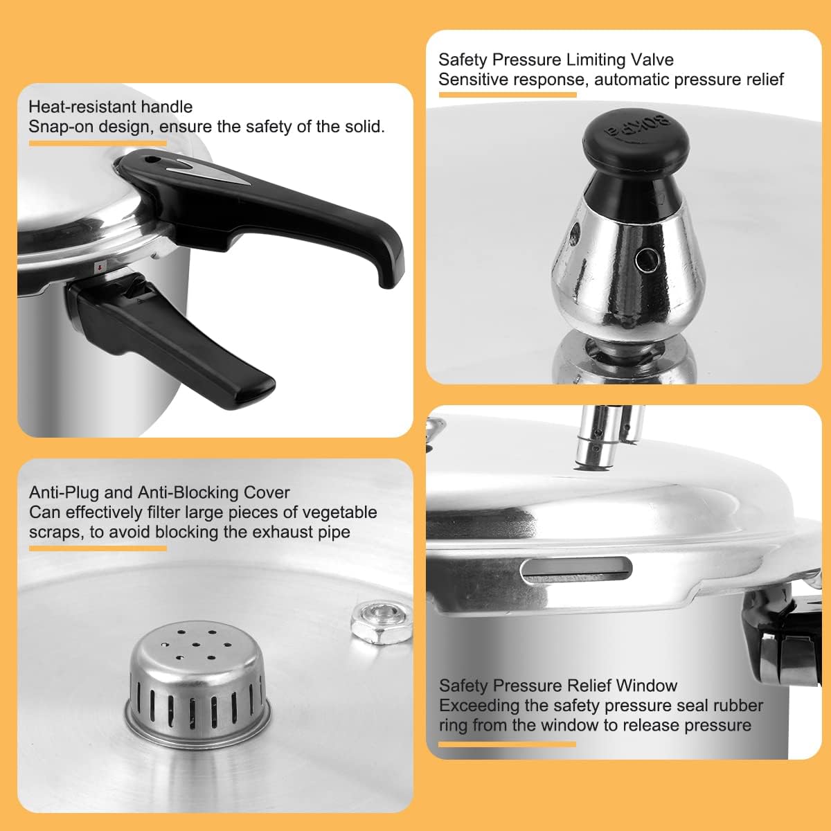 12 Quart Aluminum Pressure Canner w/Canning Rack & Easy Lock Lid - Dinner Ideas Collective