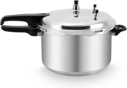 12 Quart Aluminum Pressure Canner w/Canning Rack & Easy Lock Lid - Dinner Ideas Collective