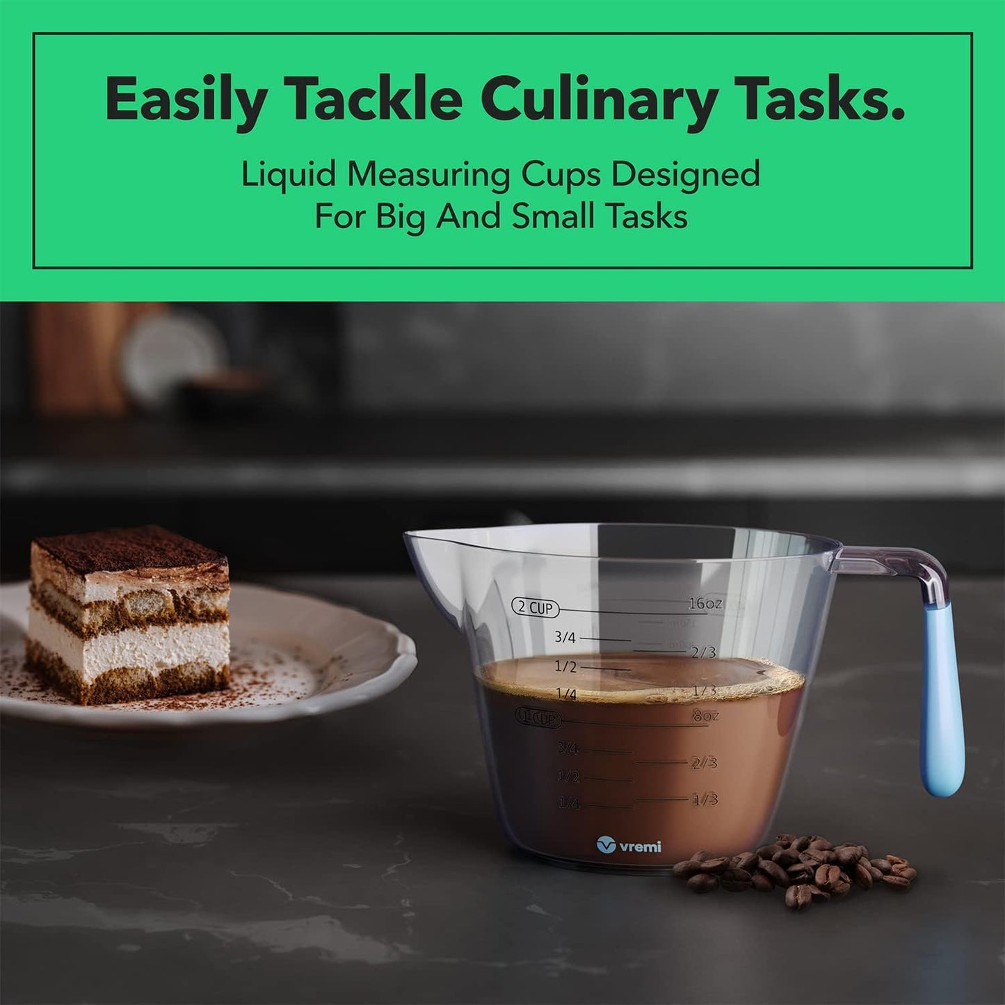 3 - Piece Liquid Measuring Cups - Haitian Cooking Essential - Dinner Ideas Collective