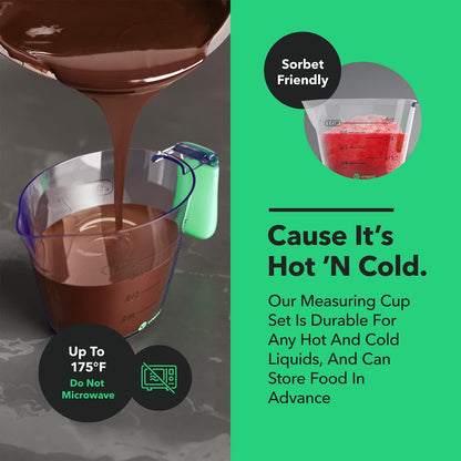 3 - Piece Liquid Measuring Cups - Haitian Cooking Essential - Dinner Ideas Collective