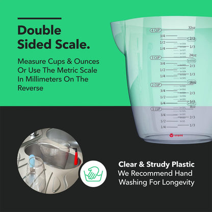 3 - Piece Liquid Measuring Cups - Haitian Cooking Essential - Dinner Ideas Collective