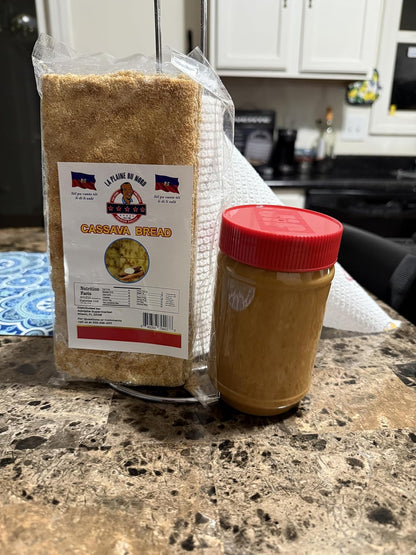 Haitian Cassava with Peanut Butter - Cap Haitian, Sugar/Sucre