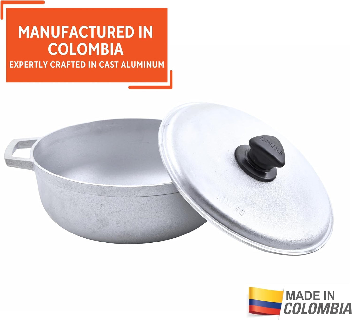 Aluminum Caldero - Classic Pot for Haitian Rice and Stews - Dinner Ideas Collective