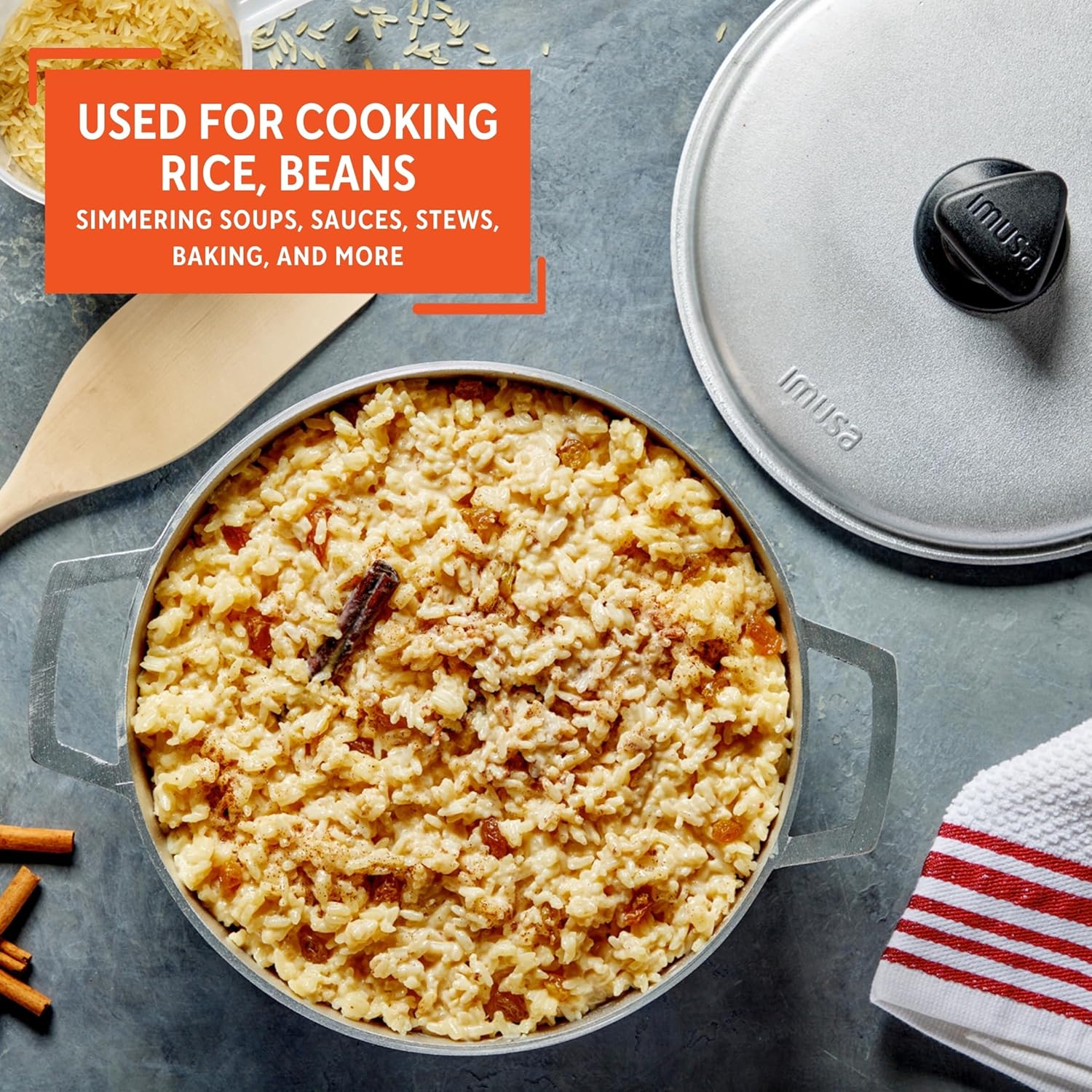 Aluminum Caldero - Classic Pot for Haitian Rice and Stews - Dinner Ideas Collective
