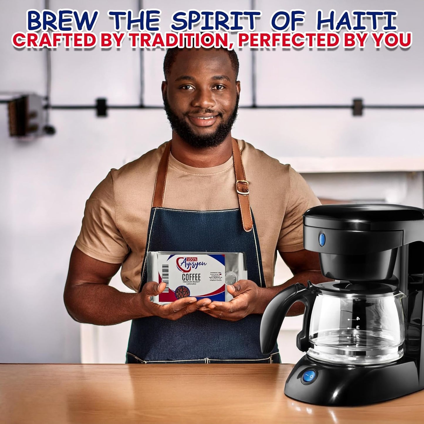 Authentic Haitian Ground Coffee – Medium Roast, 100% Ayisyen - Dinner Ideas Collective