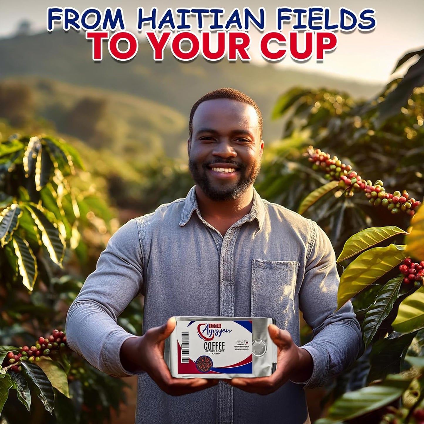 Authentic Haitian Ground Coffee – Medium Roast, 100% Ayisyen - Dinner Ideas Collective