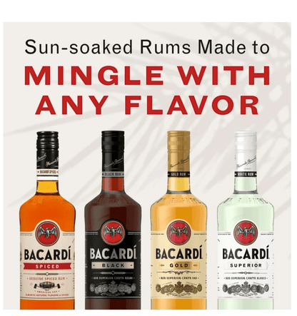 Bacardi Superior White Rum – Premium Caribbean Rum, 750ml - Dinner Ideas Collective