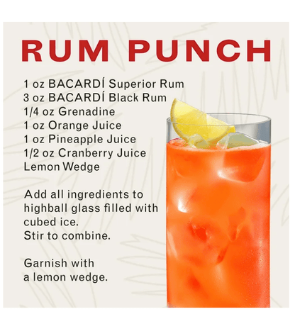 Bacardi Superior White Rum – Premium Caribbean Rum, 750ml - Dinner Ideas Collective