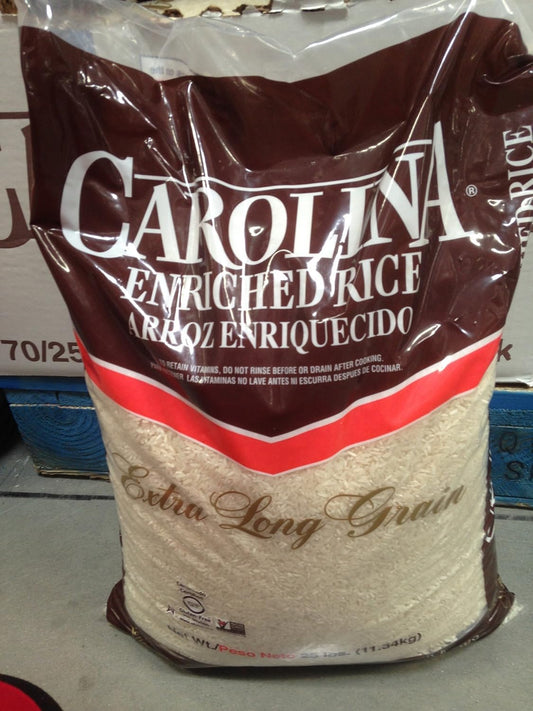 Carolina Long Grain Rice – 25 LB Bag - Dinner Ideas Collective