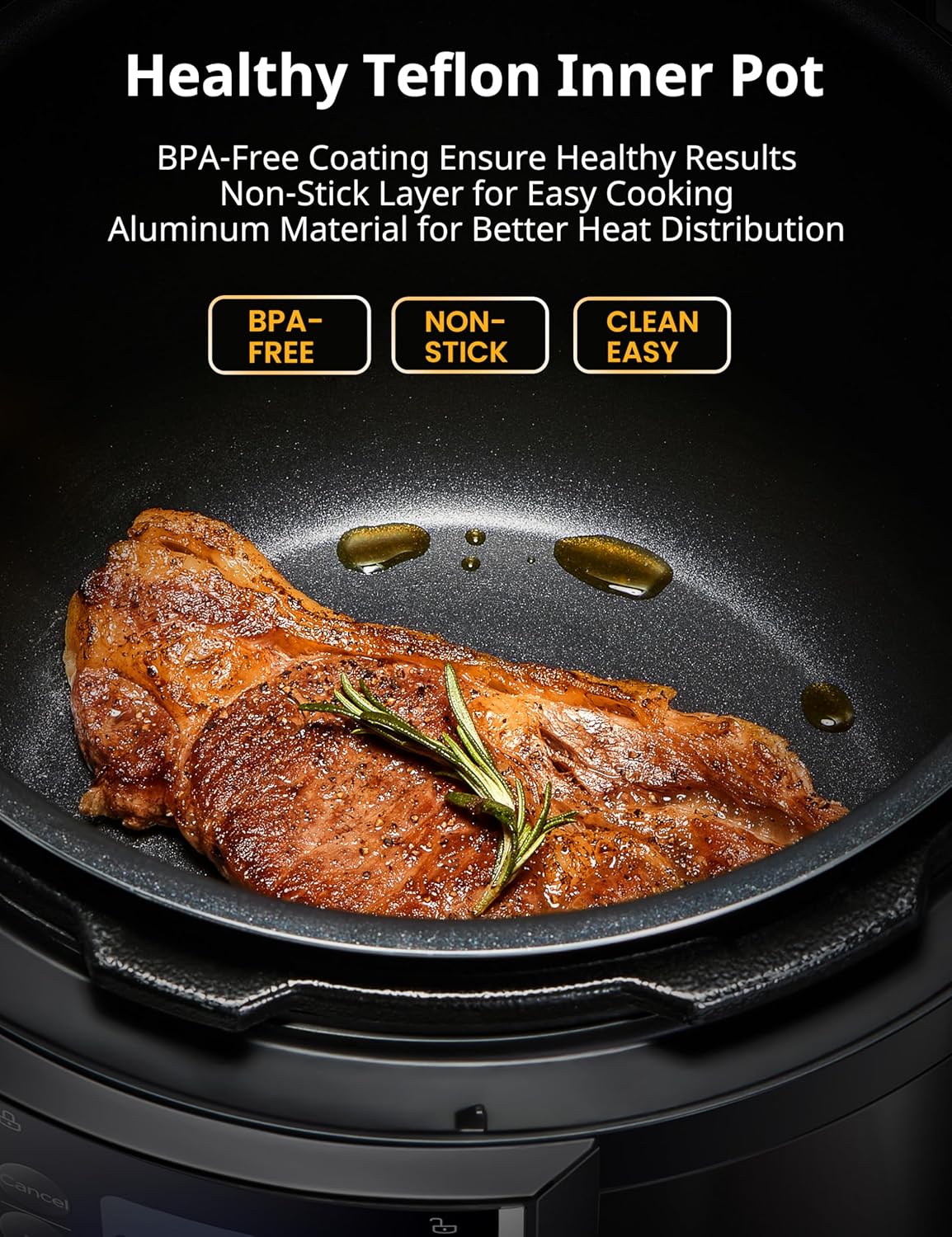 COMFEE’ 16 in 1 Electric Pressure Cooker Instant Multi Cooker - Dinner Ideas Collective