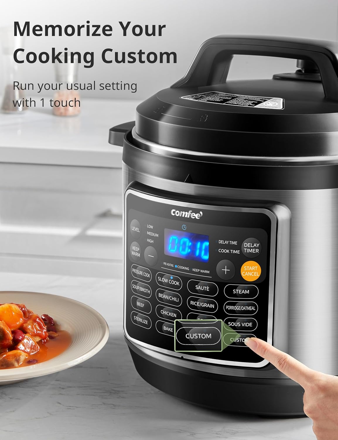 COMFEE’ 16 in 1 Electric Pressure Cooker Instant Multi Cooker - Dinner Ideas Collective