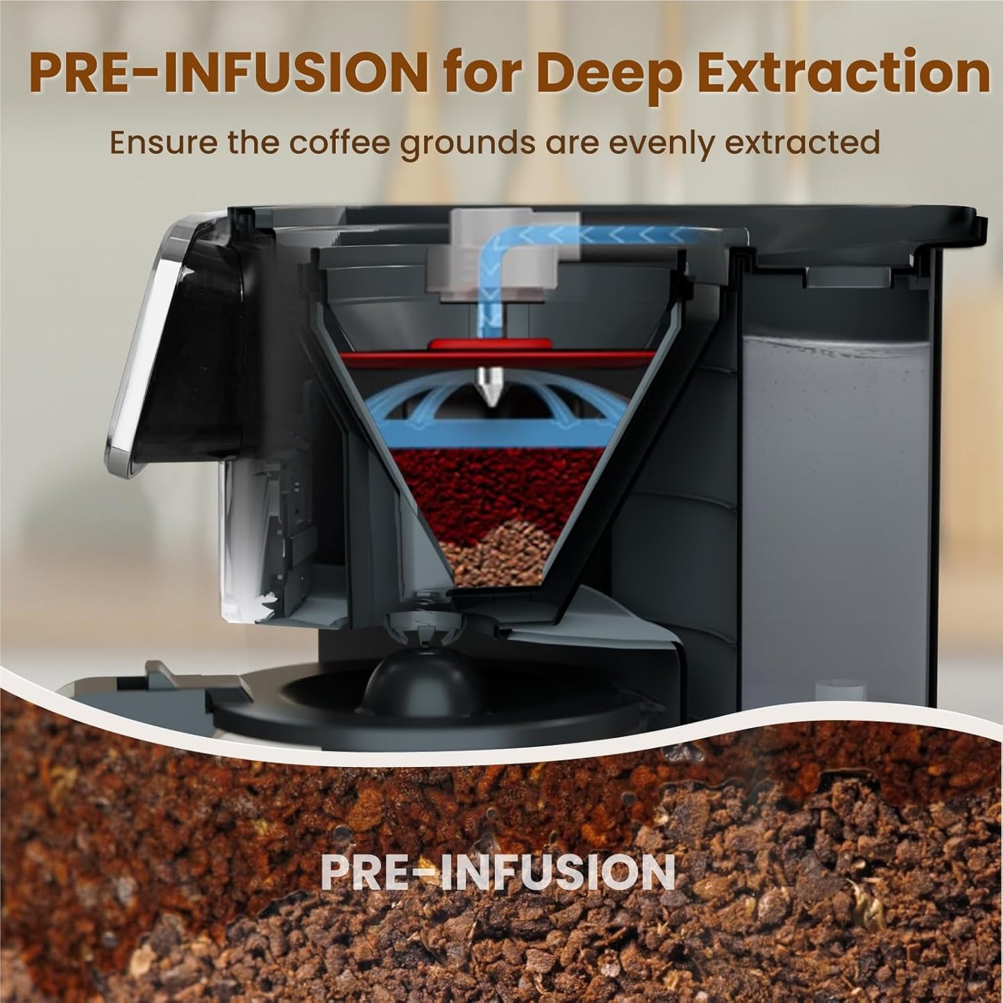 Gevi 12 Cup Programmable Drip Coffee Maker with Touch Screen - Dinner Ideas Collective