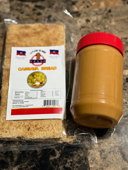Haitian Cassava with Peanut Butter - Cap Haitian, Sugar/Sucre - Dinner Ideas Collective