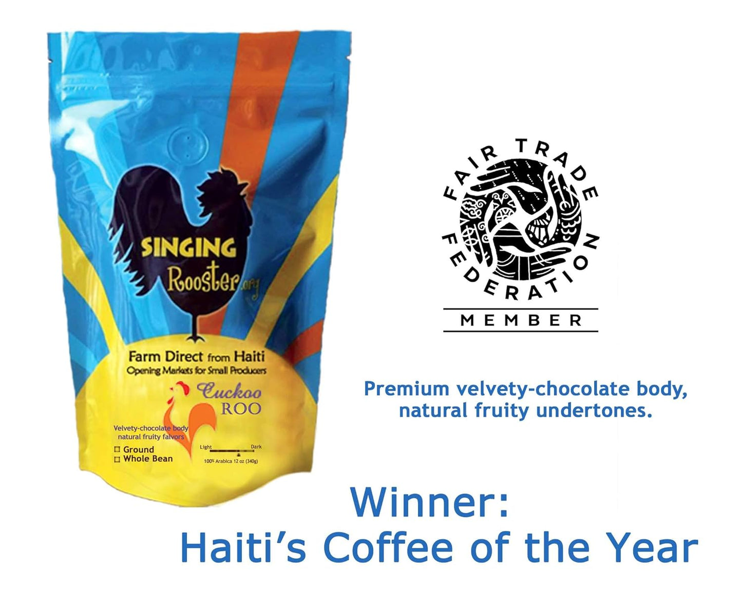 Haitian Coffee (Cuckoo - Roo Ground, 2 - pack) - Dinner Ideas Collective