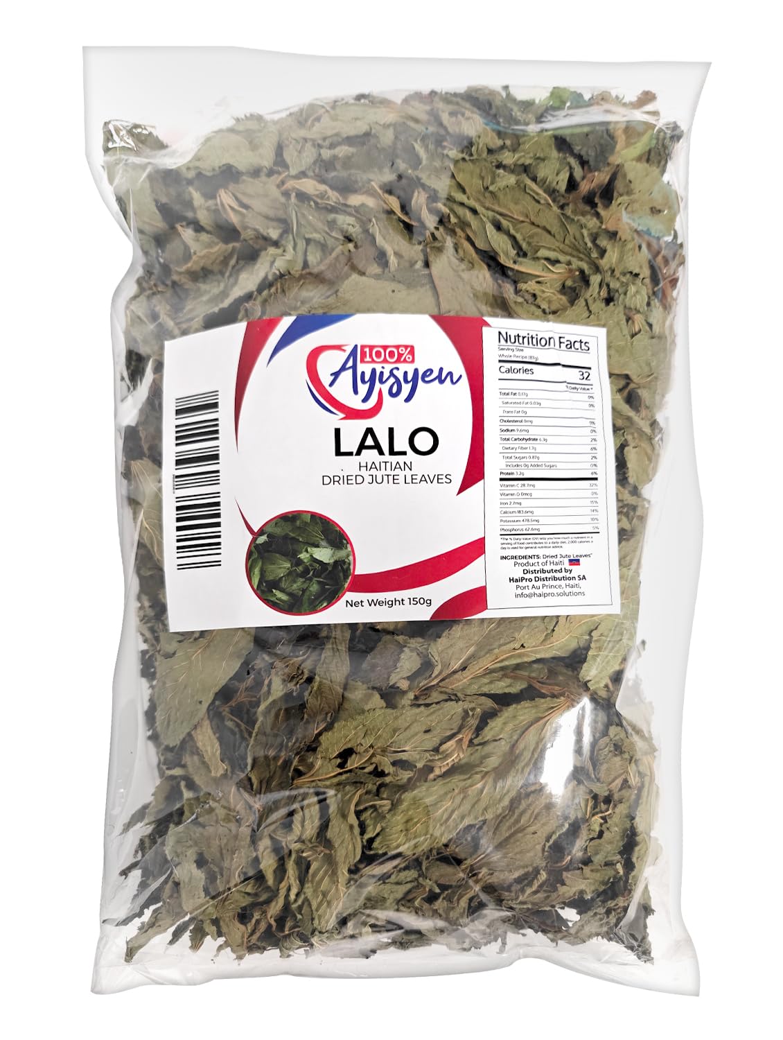 Haitian Lalo - Jute Leaves - Grown in Haiti - 100% Ayisyen - Dinner Ideas Collective