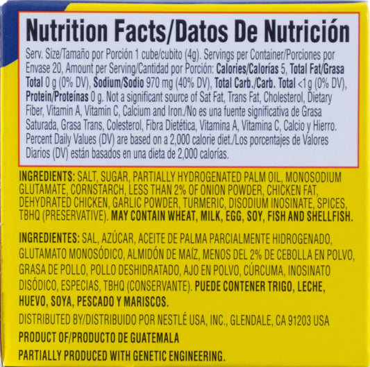 Haitian Maggi Chicken Flavor Bouillon 20 Cubes, 2.80 Ounce (Pack of 24) - Dinner Ideas Collective
