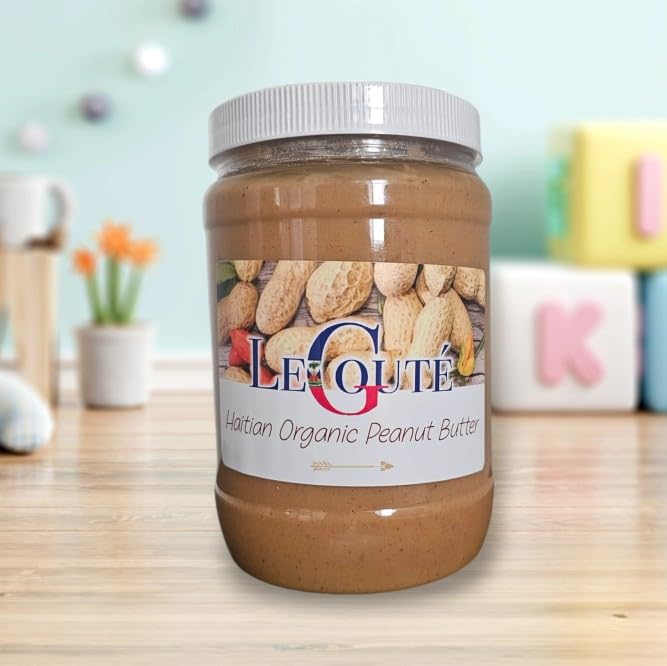 Haitian Organic Peanut Butter, 32 OZ XL Sweet & Spicy (Haitian Mamba) - Dinner Ideas Collective
