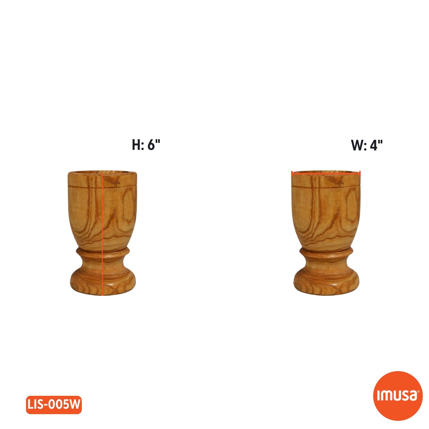 Haitian Wooden Pilon - Mortar & Pestle for Grinding Spices & Garlic - Dinner Ideas Collective