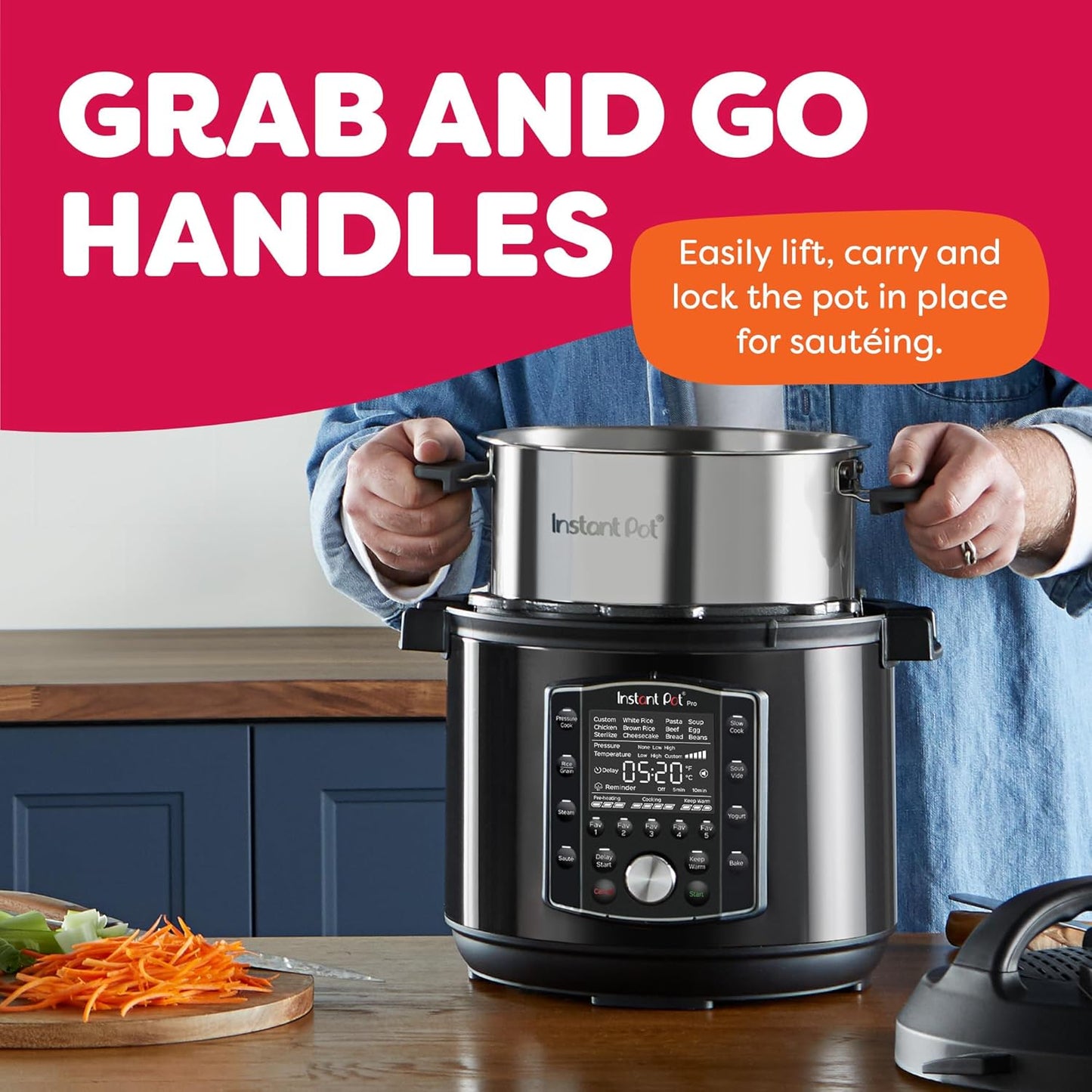 Instant Pot Pro (8 QT) 10 - in - 1 Pressure Cooker - Dinner Ideas Collective