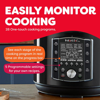 Instant Pot Pro (8 QT) 10 - in - 1 Pressure Cooker - Dinner Ideas Collective