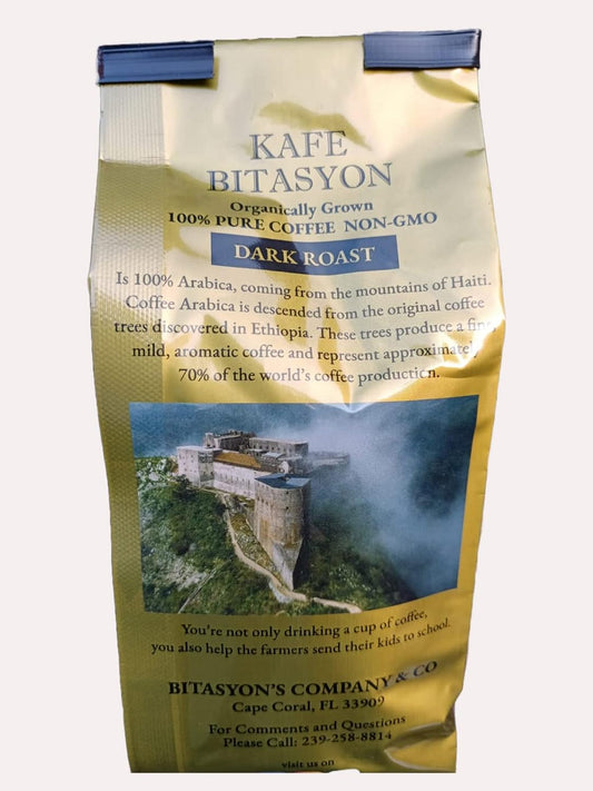 KAFE BITASYON - 100% Pure, Organically Grown, Premium Haitian Dark Roast Coffee - Dinner Ideas Collective