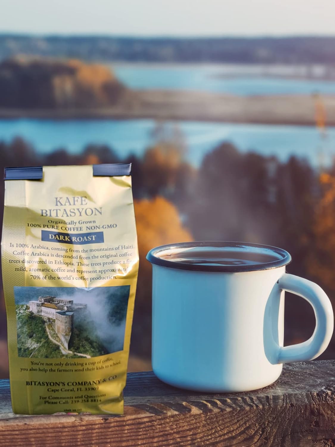 KAFE BITASYON - 100% Pure, Organically Grown, Premium Haitian Dark Roast Coffee - Dinner Ideas Collective