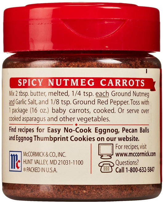 McCormick Ground Nutmeg - 1.1 oz, 3 pk - Dinner Ideas Collective