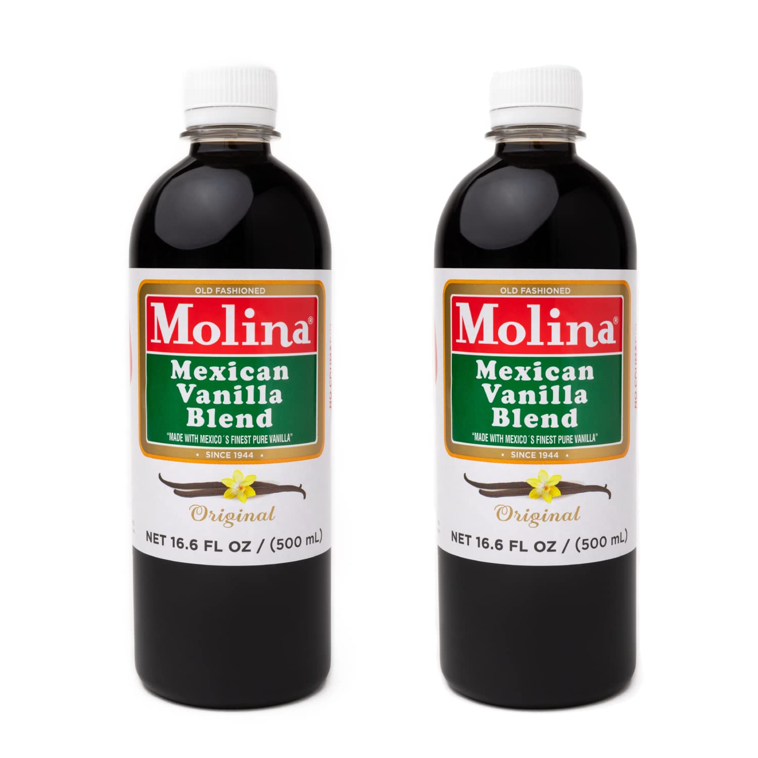 Molina Mexican Vanilla Blend - 2 Pack (16.6 Fl Oz Bottles) - Dinner Ideas Collective