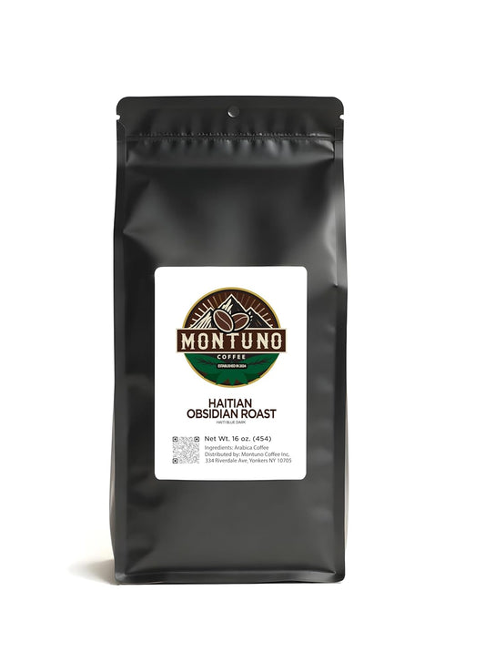 Montuno Coffee Haitian Obsidian Dark Roast, 1 Lb (Ground) - Dinner Ideas Collective