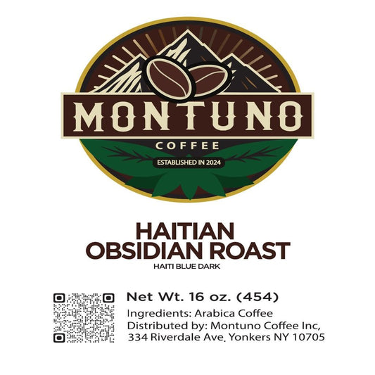 Montuno Coffee Haitian Obsidian Dark Roast, 1 Lb (Ground) - Dinner Ideas Collective