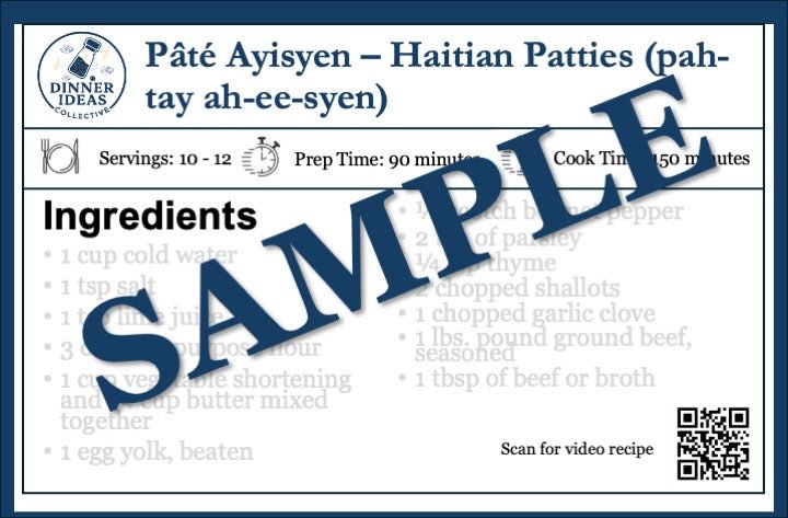 Pâté Ayisyen – Haitian Patties (pah - tay ah - ee - syen) - Dinner Ideas Collective