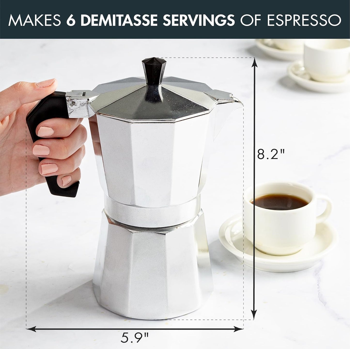 Primula Classic Stovetop Espresso and Coffee Maker, Moka Pot - Dinner Ideas Collective