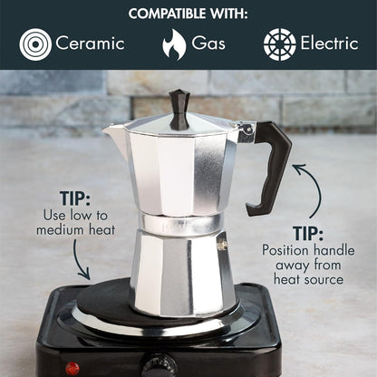 Primula Classic Stovetop Espresso and Coffee Maker, Moka Pot - Dinner Ideas Collective