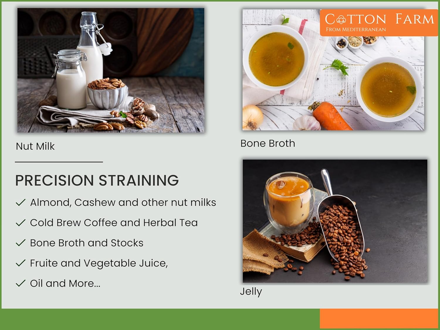 Reusable Nut Milk Bag - Strain Haitian Juices & Milks Easily - Dinner Ideas Collective