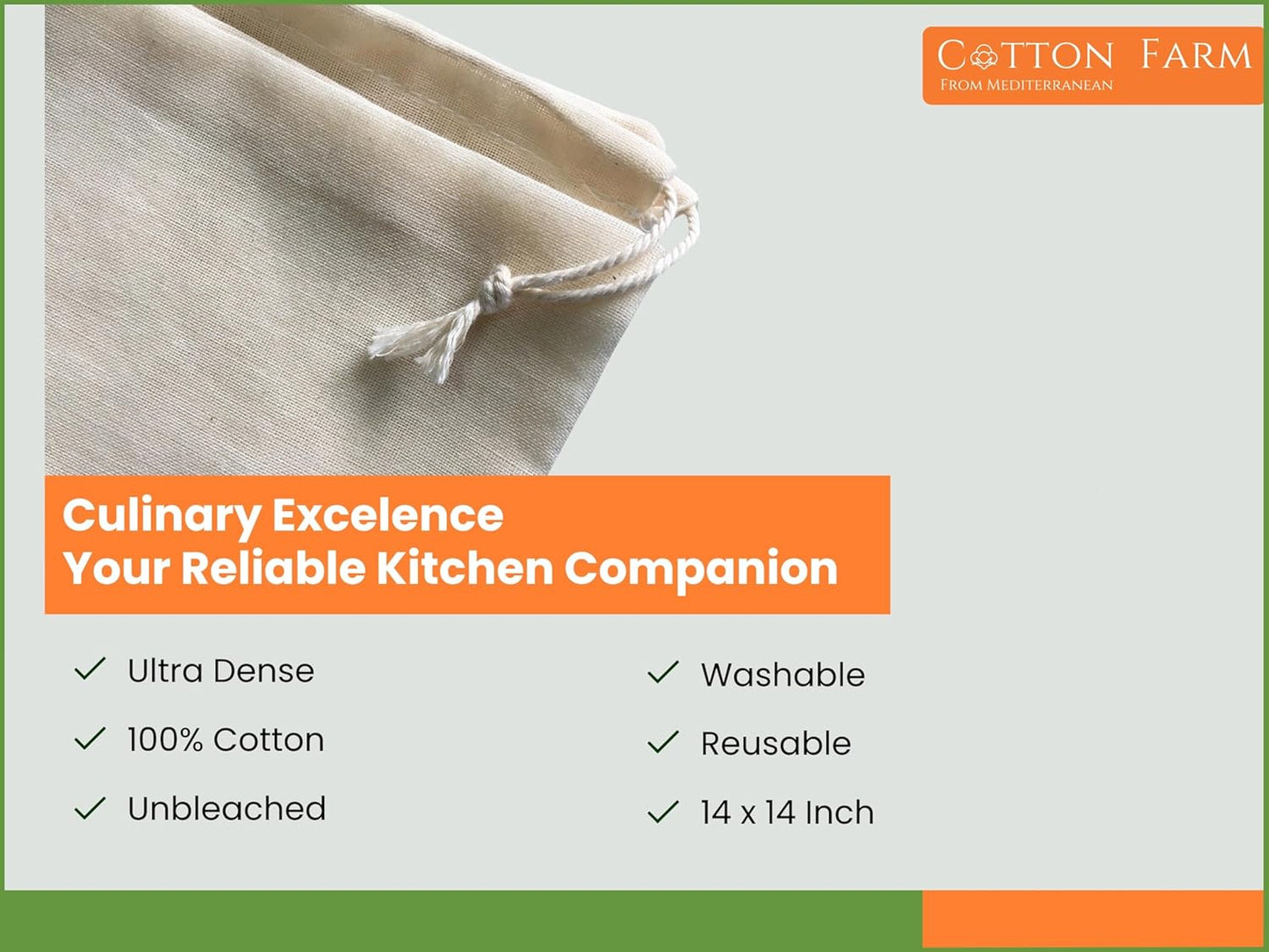 Reusable Nut Milk Bag - Strain Haitian Juices & Milks Easily - Dinner Ideas Collective