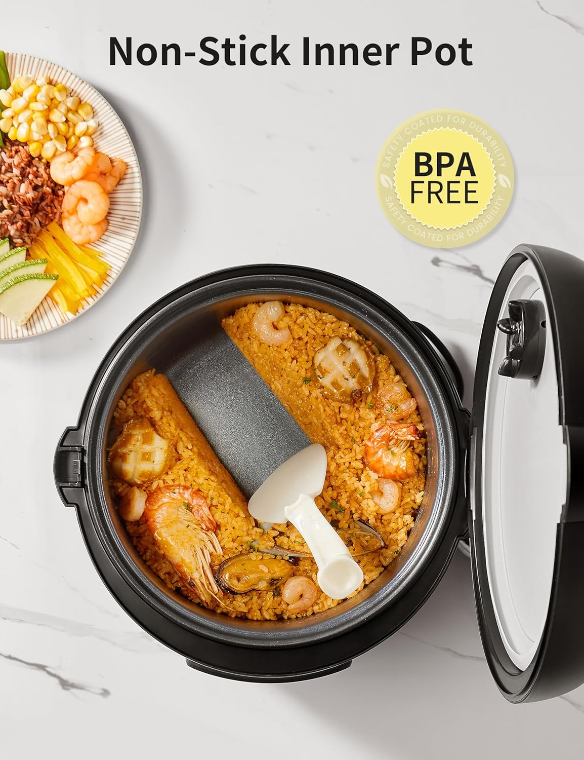 Rice Cooker with Djon Djon Preset – Haitian Flavor, No Fuss - Dinner Ideas Collective