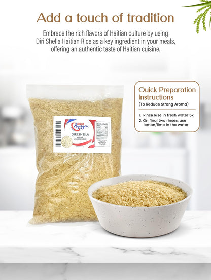 Riz Shella - Diri Shella - Rice Shella - 100% Ayisyen - Dinner Ideas Collective