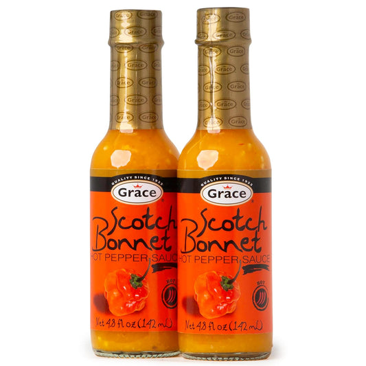 Scotch Bonnet Pepper Sauce - Add Heat to Your Meals (2 Pack) - Dinner Ideas Collective