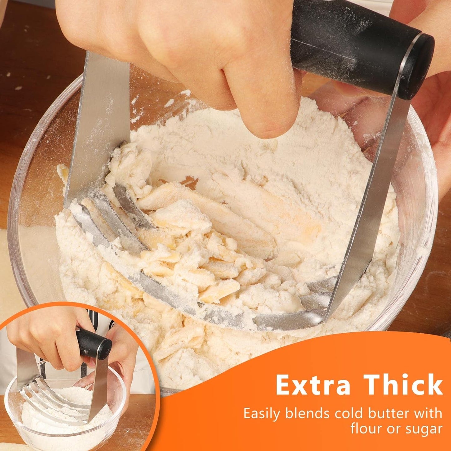 Stainless Steel Dough Cutter Set (3 Pcs/Set) - Dinner Ideas Collective