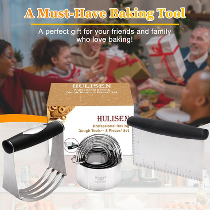 Stainless Steel Dough Cutter Set (3 Pcs/Set) - Dinner Ideas Collective