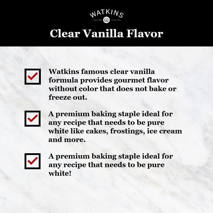 Watkins Clear Vanilla Flavor, 11 fl oz - Dinner Ideas Collective