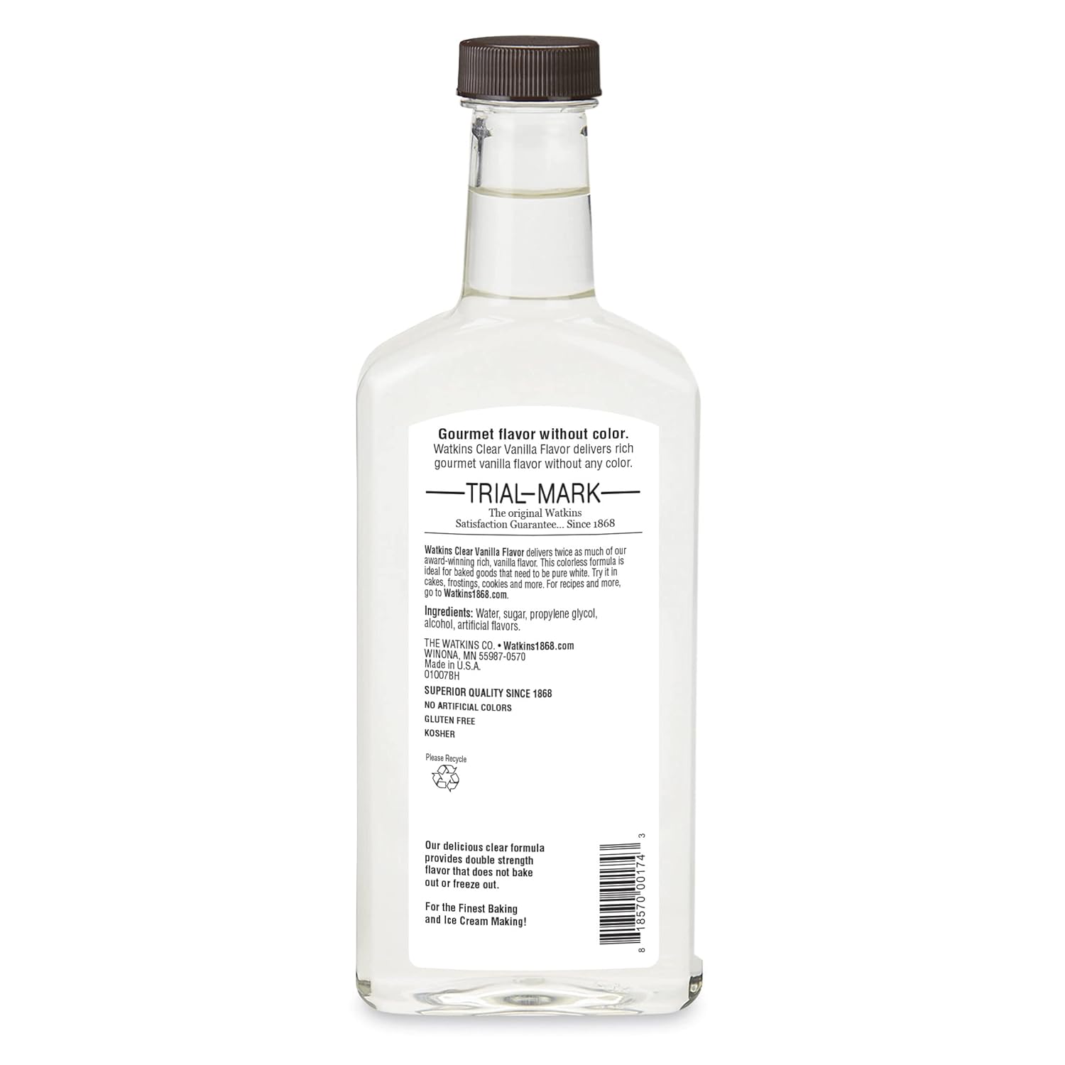 Watkins Clear Vanilla Flavor, 11 fl oz - Dinner Ideas Collective