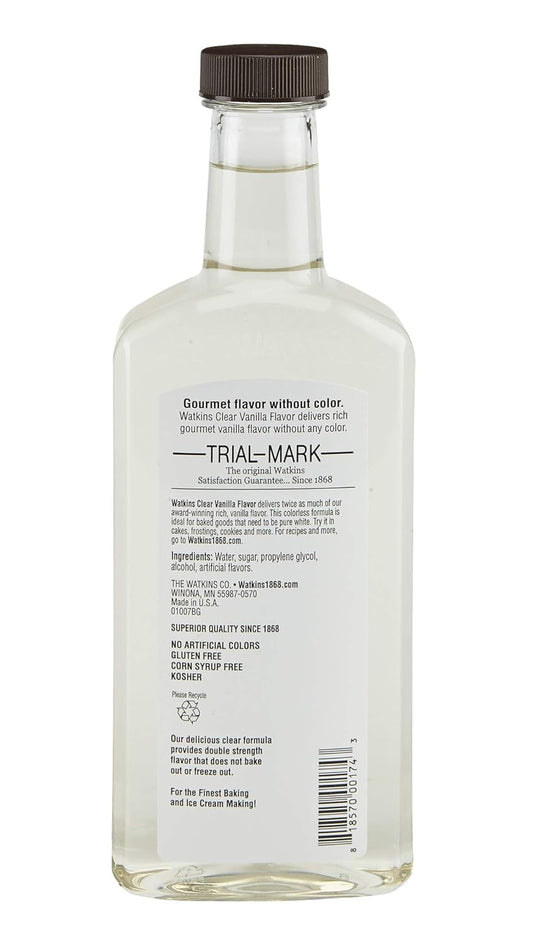 Watkins Clear Vanilla Flavor, 11 fl oz - Dinner Ideas Collective